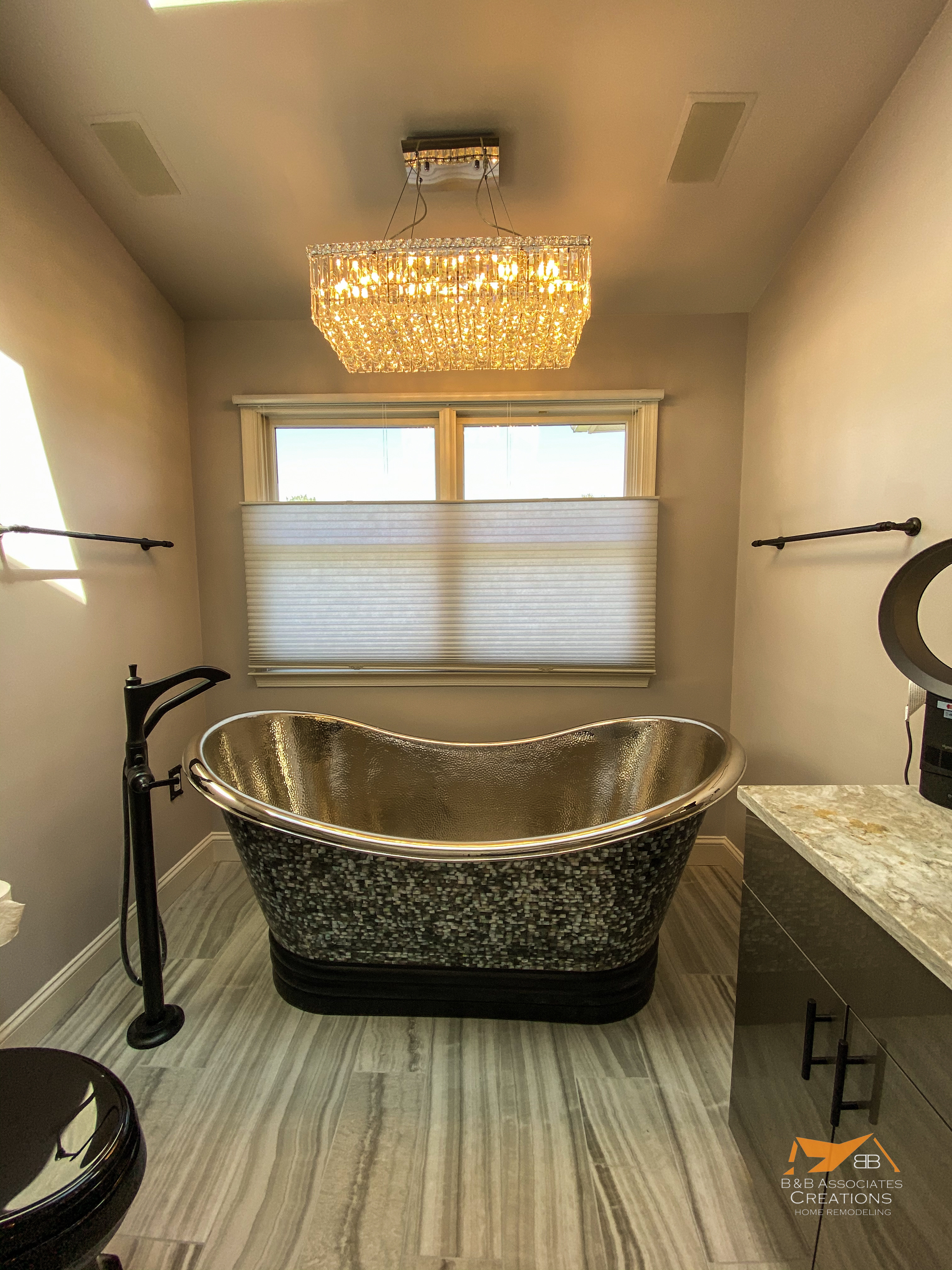 Contemporary bathroom remodel in Gladwyne by B&B Associates Creations — photo 7